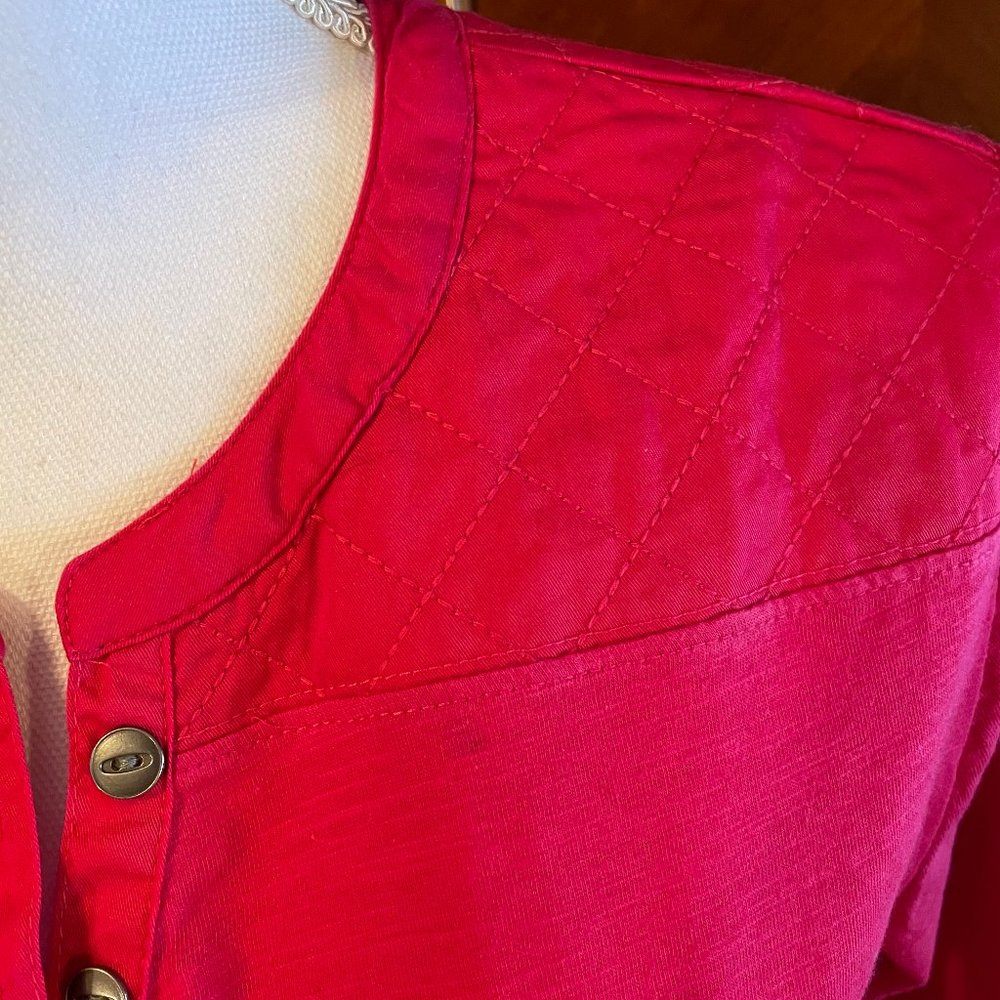 "Croft & Barrow" Red Top - Picture 3 of 8